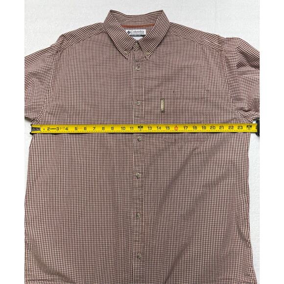 Columbia Men XL Long Sleeve Checkered Button Down Shirt - Picture 5 of 7